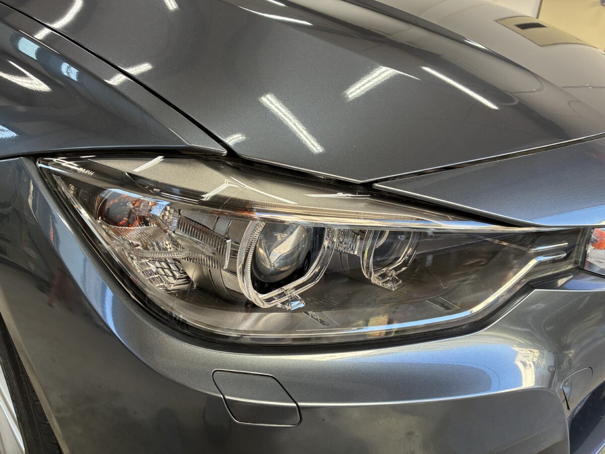 ヘッドライトリペア後に、ライトスモークプロテクションフィルム施工