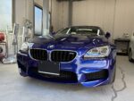 BMWM6カブリオレ　ヘッドライトリペア、プロテクションフィルム