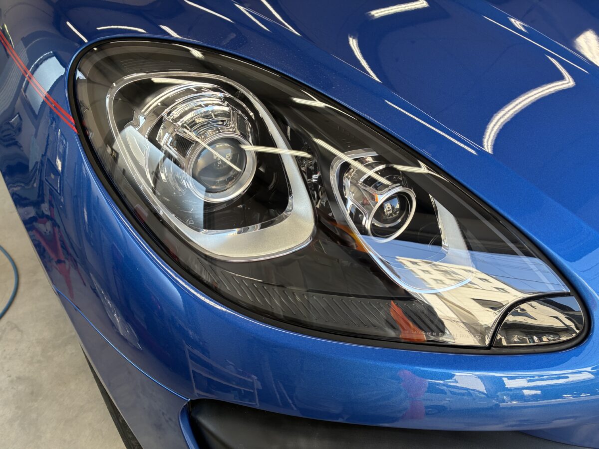 マカンのヘッドライト磨きのリカバリー後