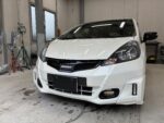 ホンダフィット　ヘッドライト、テールランプPPF施工
