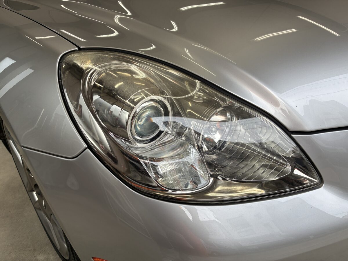 レクサスSCのヘッドライトプロテクションフィルムの劣化