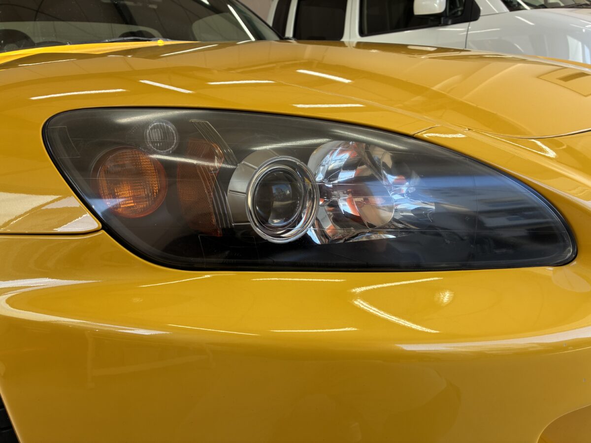 ホンダS2000　ヘッドライトの黄ばみ