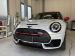 ミニクラブマン　ヘッドライトリペア、ライトスモークプロテクションフィルム施工