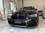 BMW F80 ヘッドライトリペア、プロテクションフィルム施工