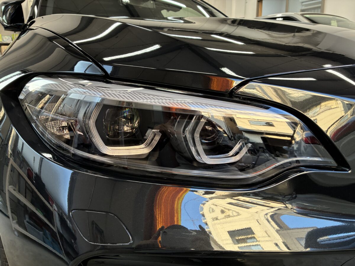 BMWM2(F87)ヘッドライトリペア後にライトスモークプロテクションフィルム施工