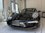 ポルシェ991　ヘッドライトリペア、プロテクションフィルム施工